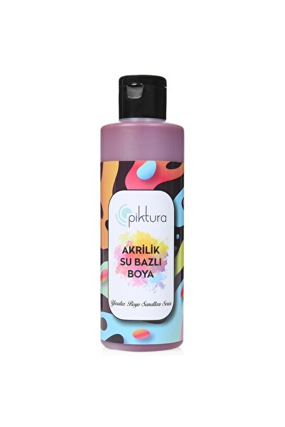 Piktura Su Bazlı Akrilik Silikonlu Silinebilir Iç Cephe Duvar Boyası 200ml Küçük Ambalaj