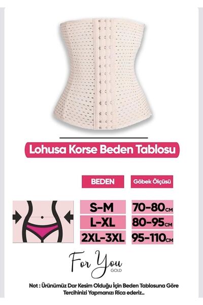 For You Gold 3 Level Agraphed, Waist Slimming, Firming, Postpartum Corset, Lifting Maternity Corset