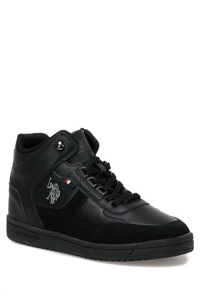 U.S. Polo Assn. Tenisi înalți negri Persa 2pr pentru bărbați