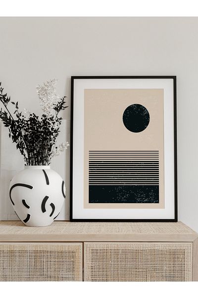 Postifull Pictură murală minimalistă și estetică, poster fără încadrare, decor de perete pentru hol, bucătărie și birou