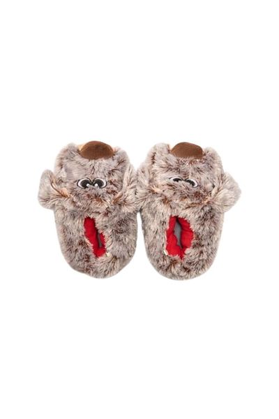 Twigy Aa0627 Tw Lodos Unisex Παντόφλες Γκρι Ζώου
