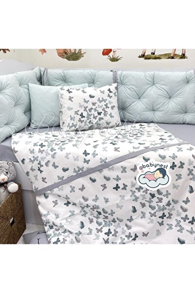 ebabynest Kelebek Series Water Green Sleeping Set