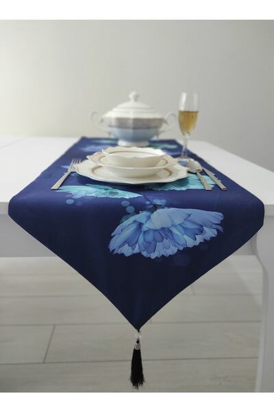 Benlisso Home Двосторонній бігунок з бахромою, що не залишає плям, 3-вимірний...