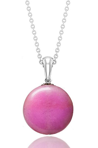 Tesbih Atölyesi Certified Pink Color Quartz Stone Necklace - 1st quality