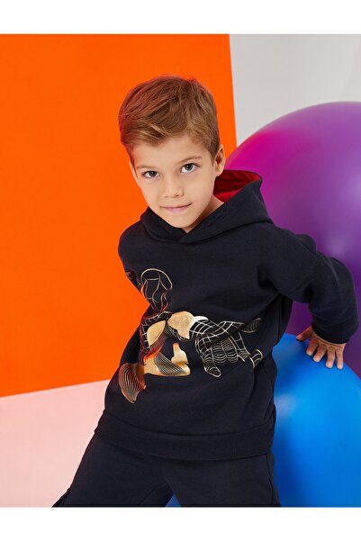 Koton Kapucnis pulóver Spiderman nyomtatott licenccel