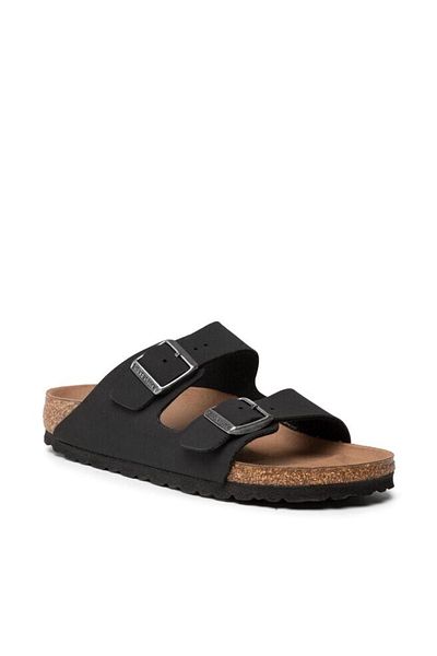 Birkenstock Arizona Bfbc Earthy Vegan Unisex Schwarze Hausschuhe 1019057-20026