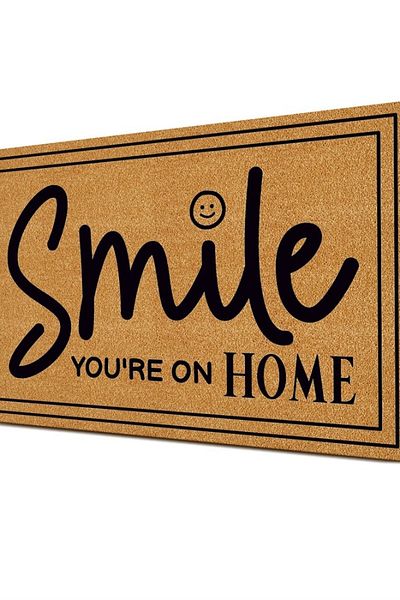 Decovetro Mop Smile Home - Covoraș de ușă cu model