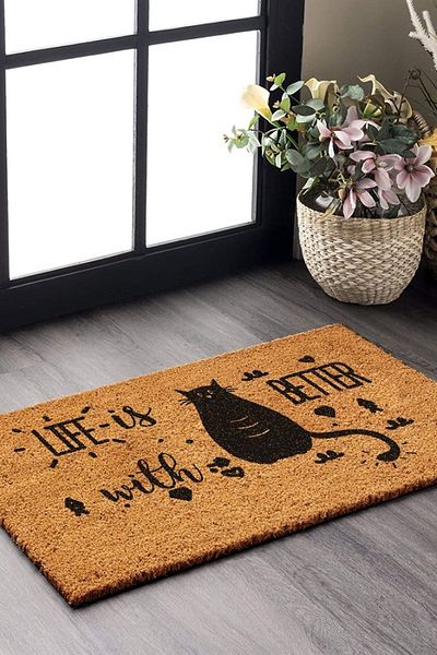 Decovetro Doormat Life Is Better - Patterned Door Mat