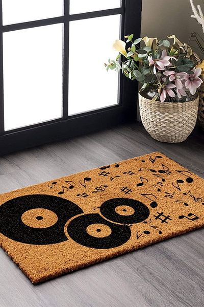 Decovetro Mop cu glugă cu model muzical