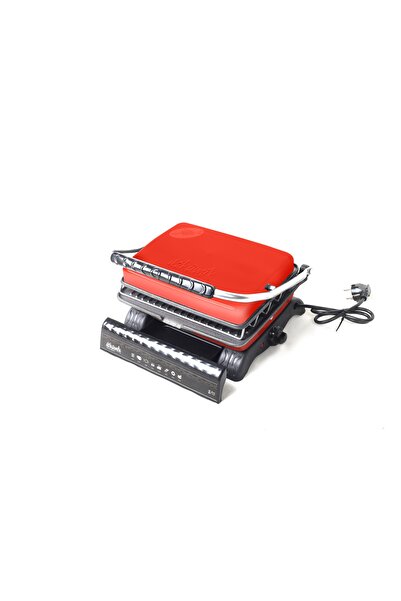 Dökümix Ultra Plus Organik Demirdöküm Izgara& Tost Makinası Kırmızı Izgaraaparatlı,fırçalı,yağdanlık
