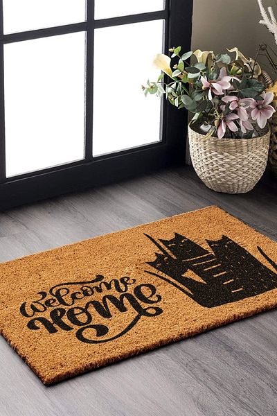 Decovetro Welcome Home Patterned Door Mat - Door Front Decesni