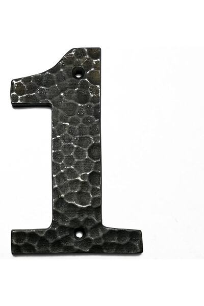 HOUSE2HOME Handmade Brass Door Number Oxide 1