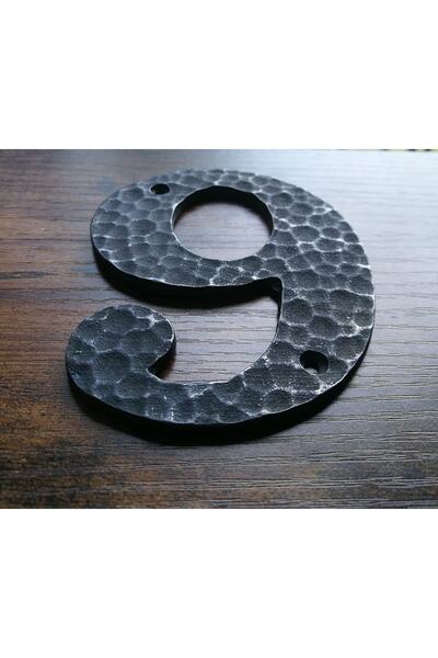 HOUSE2HOME Handmade Solid Brass Door Number Oxide - B