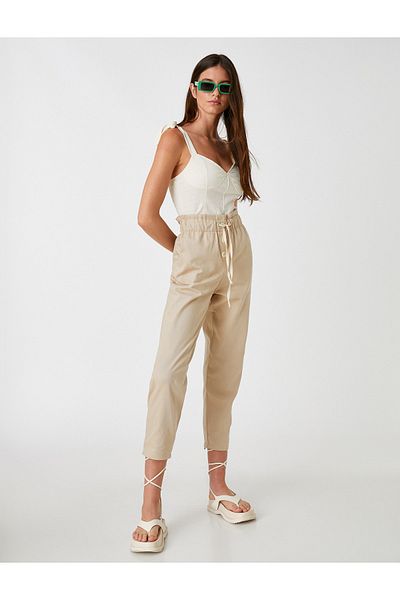 Koton Cotton Carrot Pants