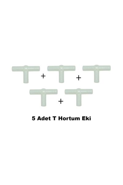 Meç Akvaryum T Hortum Eki 5 Adet