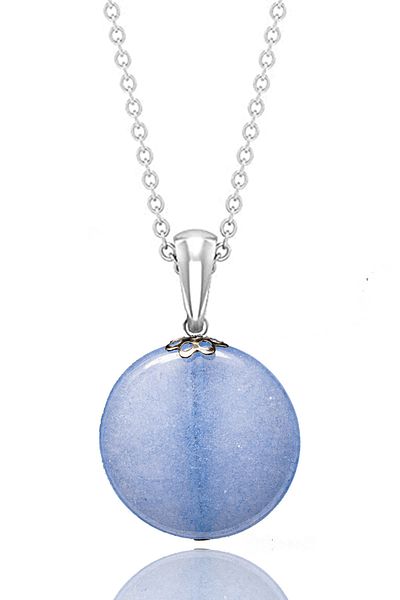 Tesbih Atölyesi Certified Real Aquamarine Natural Stone Necklace - 1st quality