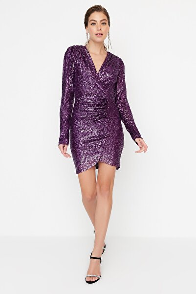 Dress - Purple - Bodycon
