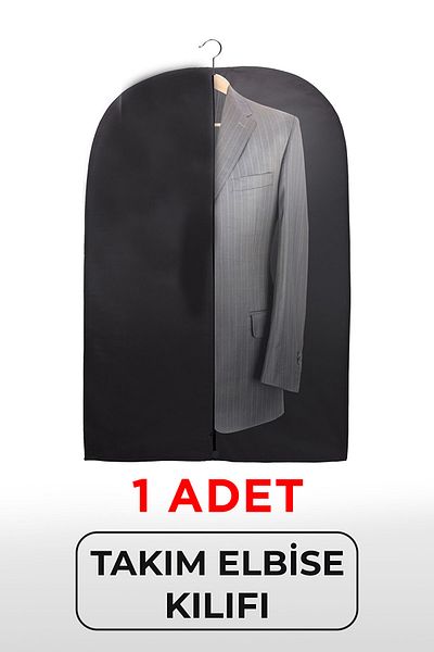 İNKAYA Калъф за костюм, чанта за съхранение на яке, черна, 1 брой