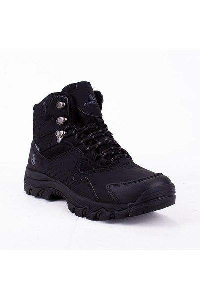 Hammer Jack Ανδρικές αδιάβροχες κοντές μπότες Vader Black Αδιάβροχες μπότες με κορδόνια Comfortable Fit 101 23174-M