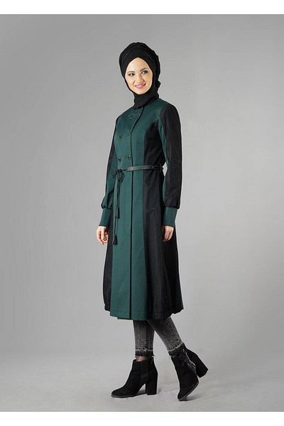 TRENDTESETTÜR Καμπαρντίνα με κορδόνια Crew Neck Trench 1606