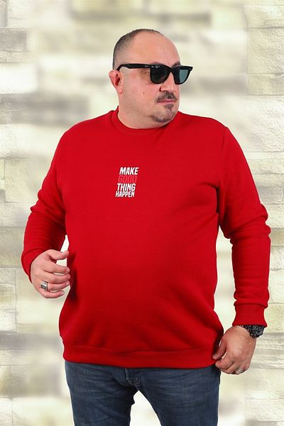 MocGrande عرق للجنسين مقاس كبير يجعل العمل جيدًا 22734 أحمر