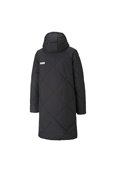 Puma Ess + Long Padded Coat Black Water Pellent