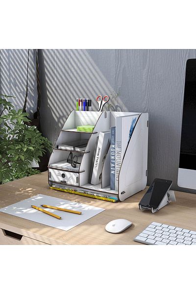 Design OTTO Focus Modest Drawers A4 Document Rack Desktop Organizer
