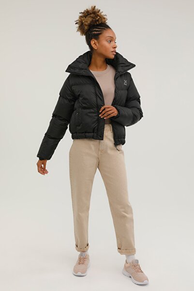 Kinetix W-sn38 Candy Coat 2pr Siyah Kadın Kısa Kaban