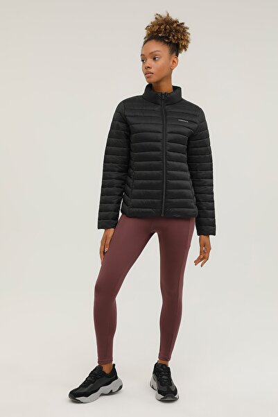 lumberjack W-sn28 Basıc Padded Coat Sıyah Kadın Mont