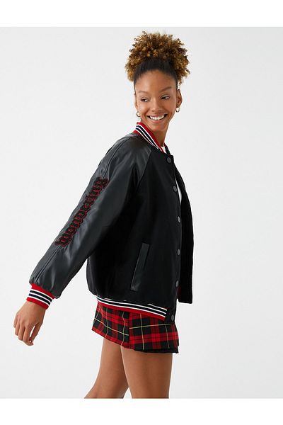 Koton Jacke - Schwarz - Regular Fit