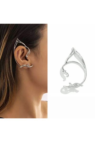Köstebek Halloween Gothic Branched Single Elf Earrings