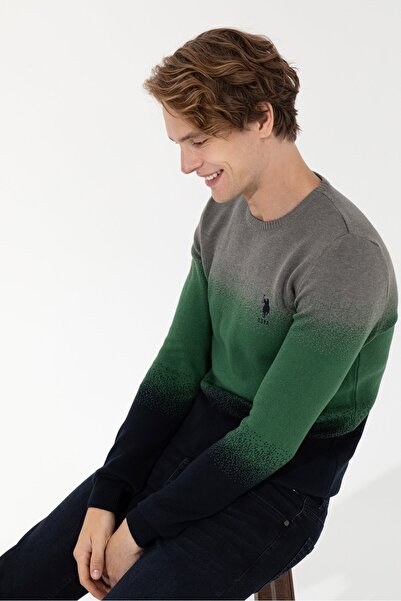 U.S. Polo Assn. Lacivert Erkek Kazak