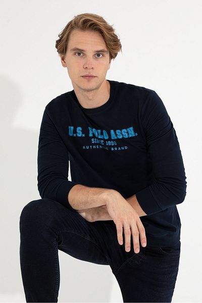 U.S. Polo Assn. Тъмносин мъжки суичър
