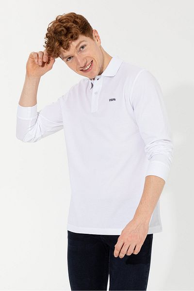 U.S. Polo Assn. Λευκό ανδρικό φούτερ