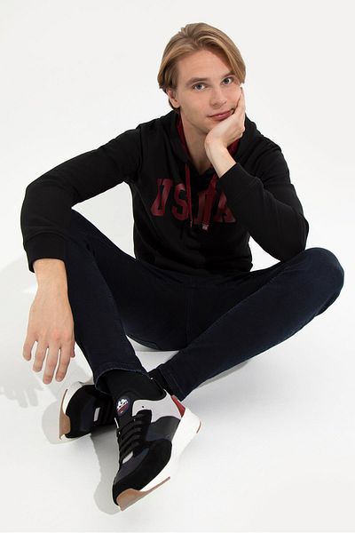 U.S. Polo Assn. Black Men's Sweatshirt
