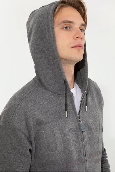 U.S. Polo Assn. Γκρι ανδρική ζακέτα
