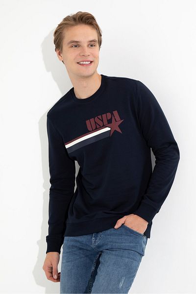 U.S. Polo Assn. Navy Blue Men's Sweatshirt