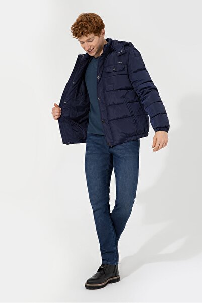 U.S. Polo Assn. Palton albastru bleumarin pentru bărbați