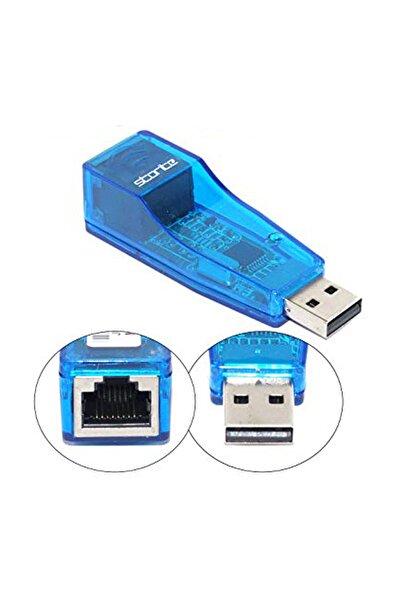 WOZLO Koodmax USB Ethernet Kartı LAN Ethernet Kart Çevirici Dönüştürücü