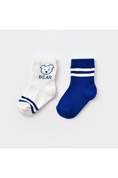 Biorganic Bear 2 Pack Baby Socks 68408