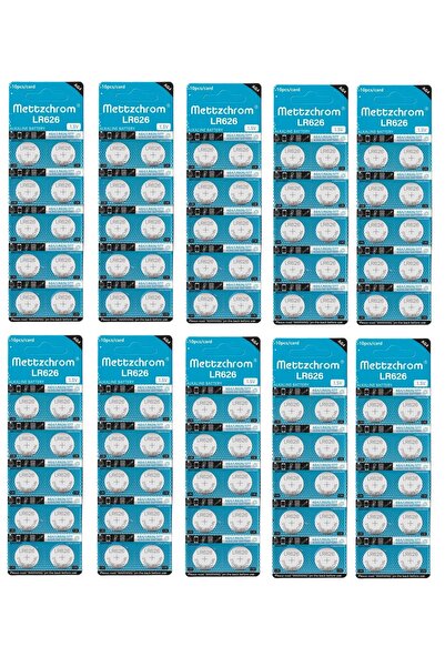 Mettzchrom Kol Saat Pili Sr626 Sw 377a Lr626 Ag4 Sr626sw 1.5v Kol Saati Pili 100'lü Sr 626 Sw Pil