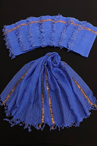 ZEYMERADE شال وصيفة العروس الأزرق من ساكس، زينة منشفة لحفلات الزفاف وحفلات ال...