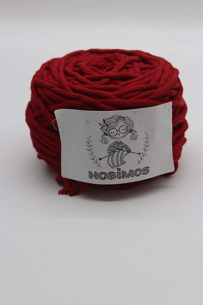 Hobimos Σχοινί Macrame Τσαρνάρισμα 3mm Μονό Περιστροφή 250 γραμμαρίων Ζωντανό χρώμα Γνήσιο βαμβάκι