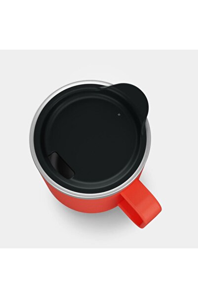 Decathlon Stainless Steel Mug - 380 ml Camping Mug Red