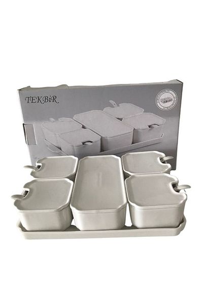 Tekbir 6 Piece Breakfast Set with Tray