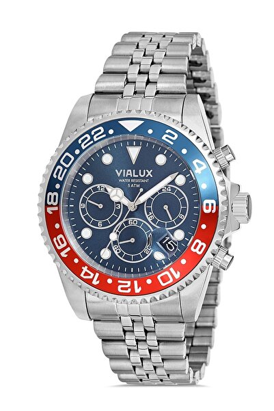 Vialux ساعة يد رجالية Vx571t-11ss