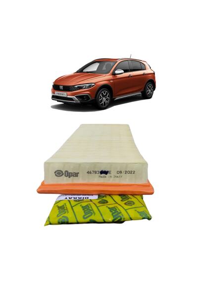 OPAR Fiat Egea Cross 3plus Karbon Filtre Bakım Seti 1.4 Fire Benzinli Selenıa Yağlı 2020 Sonrası Kit2120g