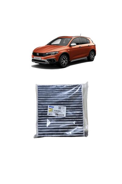 OPAR Fiat Egea Cross 3plus Karbon Filtre Bakım Seti 1.4 Fire Benzinli Selenıa Yağlı 2020 Sonrası Kit2120g