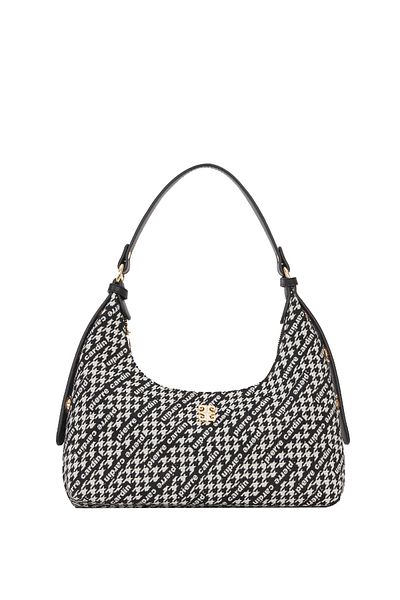 Pierre Cardin Black and White Women's Shoulder Bag 05PO22K1596
