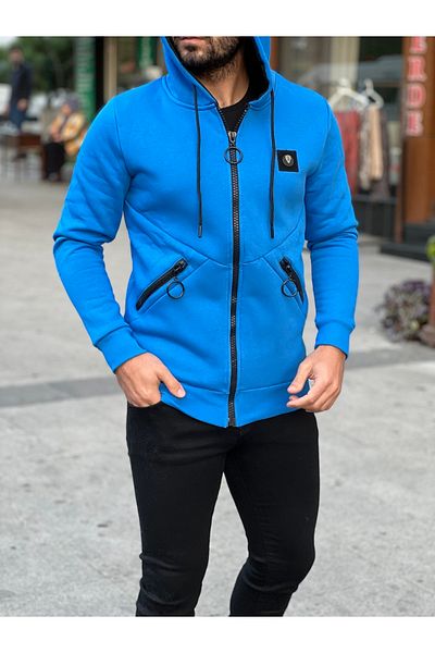 rvs moda Steel Zippered Three Thread Fleece